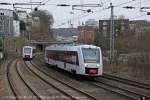 S7 648 001 VT 12001 Abellio am 06.02.2014 in Wuppertal Elberfeld.