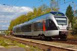   Der ET 222104 (94 80 0426 103-8 D-ABRN / 94 80 0826 103-4 D-ABRN), ex ET 22 004, ein 2-teiliger Stadler Flirt der Abellio Rail NRW fährt am 29.09.2014 als RB 91  Ruhr-Sieg-Bahn  Hagen -