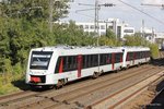 abellio Lint 41H, VT121202 (648 002 und 648 001) als Leerfahrt in Wuppertal, am 27.09.2016.