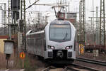 Abellio ET 25 2307 als RE19 nach Emmerich Umleiter in Duisburg-Bissingheim 4.2.2017