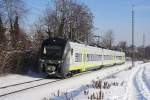 agilis 440 411 hat am 28.12.2010 gerade Regensburg-Prfening verlassen.