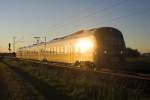 440 104  Regensburg  bei tiefstehender Sonne am 12.09.2011 als ag 84427 nach Plattling durchfhrt Mangolding.