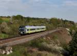 Der 440 407 als Ag nach Neumarkt Oberpfalz am 27.04.2012 unterwegs bei Laaber.