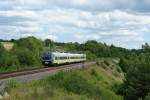 440 804 nach Neumarkt (Oberpfalz) am 09.07.2012 unterwegs bei Laaber.