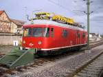 Schwarzwald 2006 - Triebwagen 480 der AVG steht am 25.11.2006 in Freudenstadt Stadt und wartet auf seine nchsten Aufgaben.