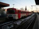 Als AKN nach Hamburg-Eidelstedt fhrt am 22.01.08 VT 2.33 und ein weiterer VT2E der AKN ab Neumnster.