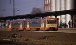 AKN VT der Linie A 1 am 17.11.1988 im Bahnhof Hamburg - Eidelstedt.