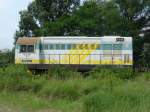 Arco Transportation 4070.04-1 (ehemals KEG) ist zusammen mit einem Wiebe Bauzug am 08.07.2007 in Ludwigshafen(Rh) abgestellt.