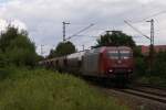 arcelor 145-CL 001 mit einem Getreidezug in Hannover Limmer am 30.07.2010