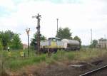 5061.20 der Arco Transportation GmbH Rangiert in Trglitz einen Tankwagon 18.05.2009