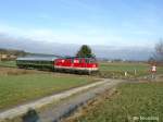 2143 006  kam am 07.01.2005  als Ersatz fr 5081.561 auf der Mittelschwabenbahn zum Einsatz.