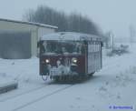 Anfang 2005 kam fr die Staudenbahn ein  Roter Brummer  als Ersatzfahrzeug zum Einsatz.