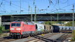 Bahnlogistik24 GmbH mit  120 205-0  (NVR:  91 80 6 120 205-0 D-BLC ) mit Getreidezug am 22.09.20 Bf.