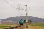 140 850 mit RB 89 Donauwörth-Aalen am 29.01.2023 bei Möttingen.