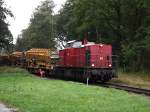 BBL-lok nummer 19 wartete auf abfahrt beim bhf glinde am 23.09.13