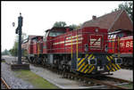 D 23 der Bentheimer Eisenbahn am 3.10.2006 im Bahnhof Bad Bentheim.