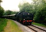 38 2267 mit Sonderzug von Nordhorn kurz vor Bad Bentheim.