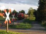 D22 mit Sperrfahrt 338 Osterwald-Esche-Emlichheim in Esche am 18-9-2012.