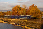 650 358, 354 ,359 auf dem Bahndamm Lindau. 30.10.20