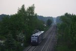 VT 69 und ein weiterer Triebwagen der BOB bei der Einfahrt in Meckenbeuren, 01.05.11