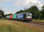 193 861 mit Containerzug in Fahrtrichtung Eystrup.