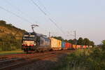 193 609 mit einem Containerzug am 23.