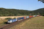 193 840 von  BoxXpress  war mit einem Containerzug am 8.