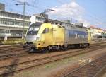 ES 64U2-007 der BoxXpress in Regensburg HBF.