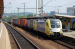 ES 64 U2-071 (boxXpress.de) mit dem DGS 38796 Hamburg Waltershof - Bilk Kombiterminal/Ungarn (Sdl.) am 15.8.2009 durch Gttingen