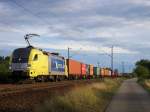 ES 64 U2-009 in Wiesental auf dem Weg nach Mannheim am 3.9.2009