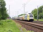 ES 64 U2-015 mit einem Sonderzug (DPE 25711) aus Stuttgart zum DFB Pokalendspiel in Berlin am 01.