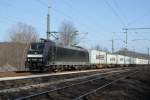 185 563-4 auf dem Weg von Regensburg Ost nach Bremerhaven in Parsberg.