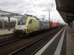 ES 64 U2-032 BoxXpress am 11.1.2007 in Worms Hbf