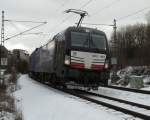 Die von BoxXpress angemietete X4E 853 von MRCE auf dem Weg nach Hamburg.