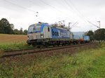 193 881-0 mit Containerzug in Fahrtrichtung Süden.