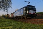 193 861 mit Containerzug in Fahrtrichtung Norden.