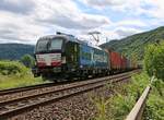 193 861 mit Containerzug in Fahrtrichtung Koblenz.