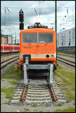 Budamar West 155 111-8 (Trakton 4 Rent) ruht sich am 22.05.2024 auf Gleis 455 im Würzburger Hauptbahnhof aus.