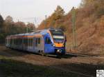 428 053 der Cantus Bahn, aufgenommen am 19. Oktober 2008 bei Gtzenhof.