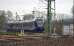 427 004 der Cantus fhrt als R7 nach Gttingen gerade aus der neuen Nordschleife, die zum neuen Stadtbahnhof fhrt, auf die Hauptstrecke.