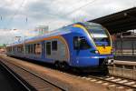 427 001 steht am 30.04.2010 im Bahnhof Bebra zur Abfahrt nach Eisenach bereit.