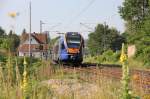 Cantus Flirt 427 003 als R7 nach Gttingen. Aufgenommen am 06.07.2011 in Albungen.