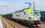 Captrain/ITL  193 783-7?  [NVR-Number: 91 80 6193 783-8 D-ITL] mit PKW-Transportzug mit fabrikneuen Citroen Modellen am 20.07.18 Durchfahrt Magdeburg Hbf.