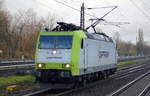 ITL mit der Captrain  185 543-6  [NVR-Number: 91 80 6185 543-6 D-ITL] am 13.11.18 Bf. Berlin-Hohenschönhausen.