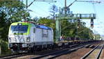 ITL - Eisenbahngesellschaft mbH, Dresden [D] mit ihrer recht neuen  193 898-4  [Name: Falk] [NVR-Nummer: 91 80 6193 898-4 D-ITL] mit einem fast leeren Containerzug Richtung Pirna am 01.10.19