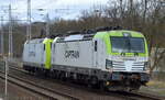 ITL - Eisenbahngesellschaft mbH, Dresden [D] mit einem Lokzug mit  193 781-2  [NVR-Nummer: 91 80 6193 781-2 D-ITL] am Haken von   185 550-1  [NVR-Nummer: 91 80 6185 550-1 D-ITL] Richtung Stendell am