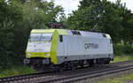 ITL - Eisenbahngesellschaft mbH, Dresden [D] mit  152 197-0  [NVR-Nummer: 91 80 6152 197-0 D-ITL] am 05.07.22 Vorbeifahrt Bahnhof Dedensen Gümmer.