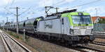 ITL - Eisenbahngesellschaft mbH, Dresden [D] mit ihrer  193 786-1  [NVR-Nummer: 91 80 6193 786-1 D-ITL] und einem Getreidezug am 01.08.23 Höhe Bahnhof Luckenwalde.