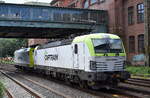 ITL - Eisenbahngesellschaft mbH, Dresden [D]mit der Doppeltraktion  193 786-1  [NVR-Nummer: 91 80 6193 786-1 D-ITL] +   185 543-6  [NVR-Nummer: 91 80 6185 543-6 D-ITL] am 27.05.24 Höhe Bahnhof