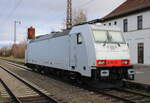 Am 23.12.2024 pausierte die Akiem E 186 136 (91 80 6186 136-8 D-ITL) in Großkorbetha.